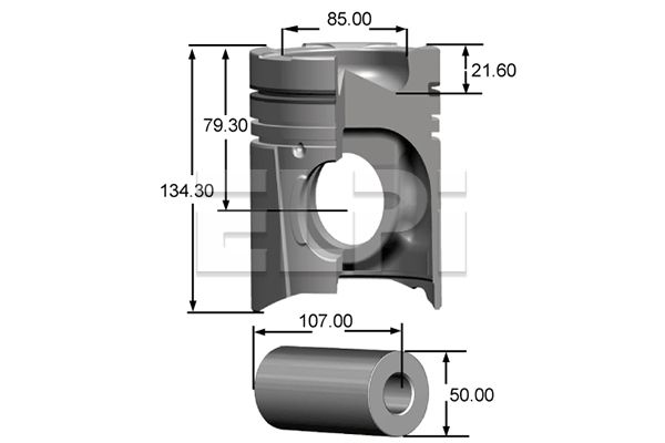 Piston LP181 2834 STD ELPI